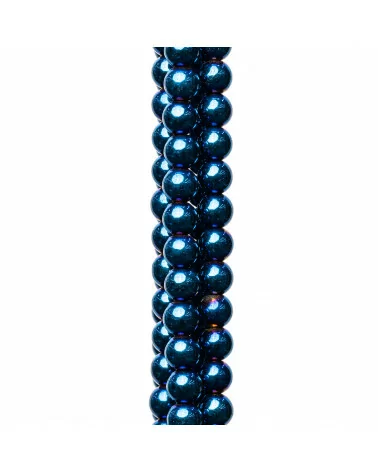 Ematite Blu Tondo Liscio 6mm-EMATITE BLU | Worldofjewel.com