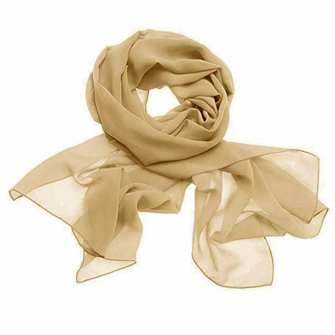 Foulard 90x180cm Silk Feeling 1pz Oro-FOULARD | Worldofjewel.com