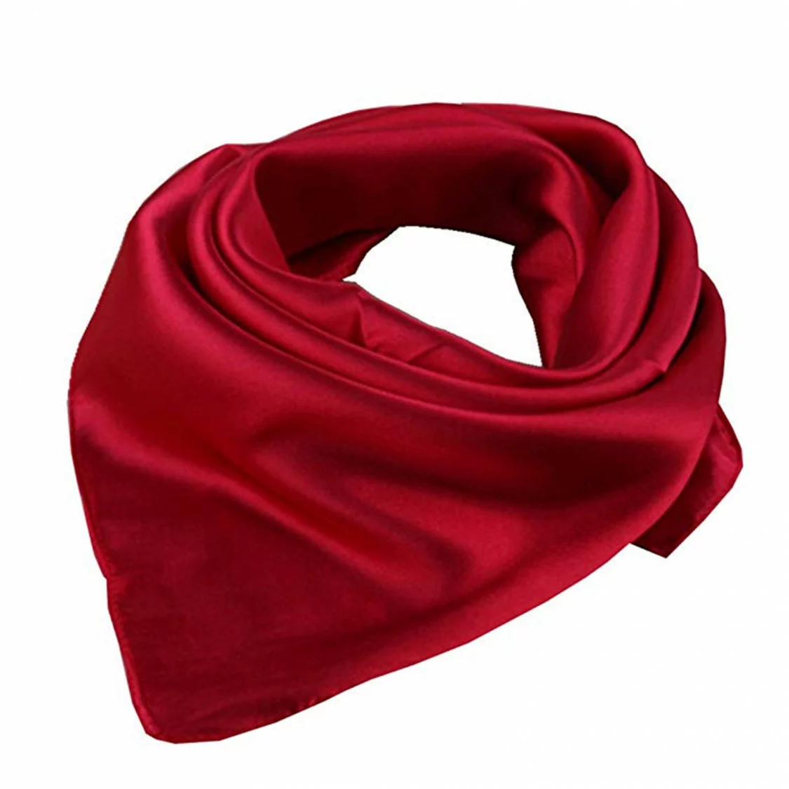 Foulard 90x90cm Monocolore 1pz Rosso-FOULARD | Worldofjewel.com