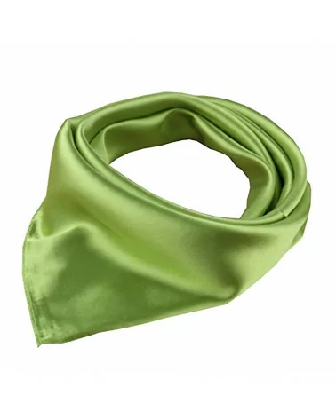 Foulard 90x90cm Monocolore 1pz Verde Acido-FOULARD | Worldofjewel.com