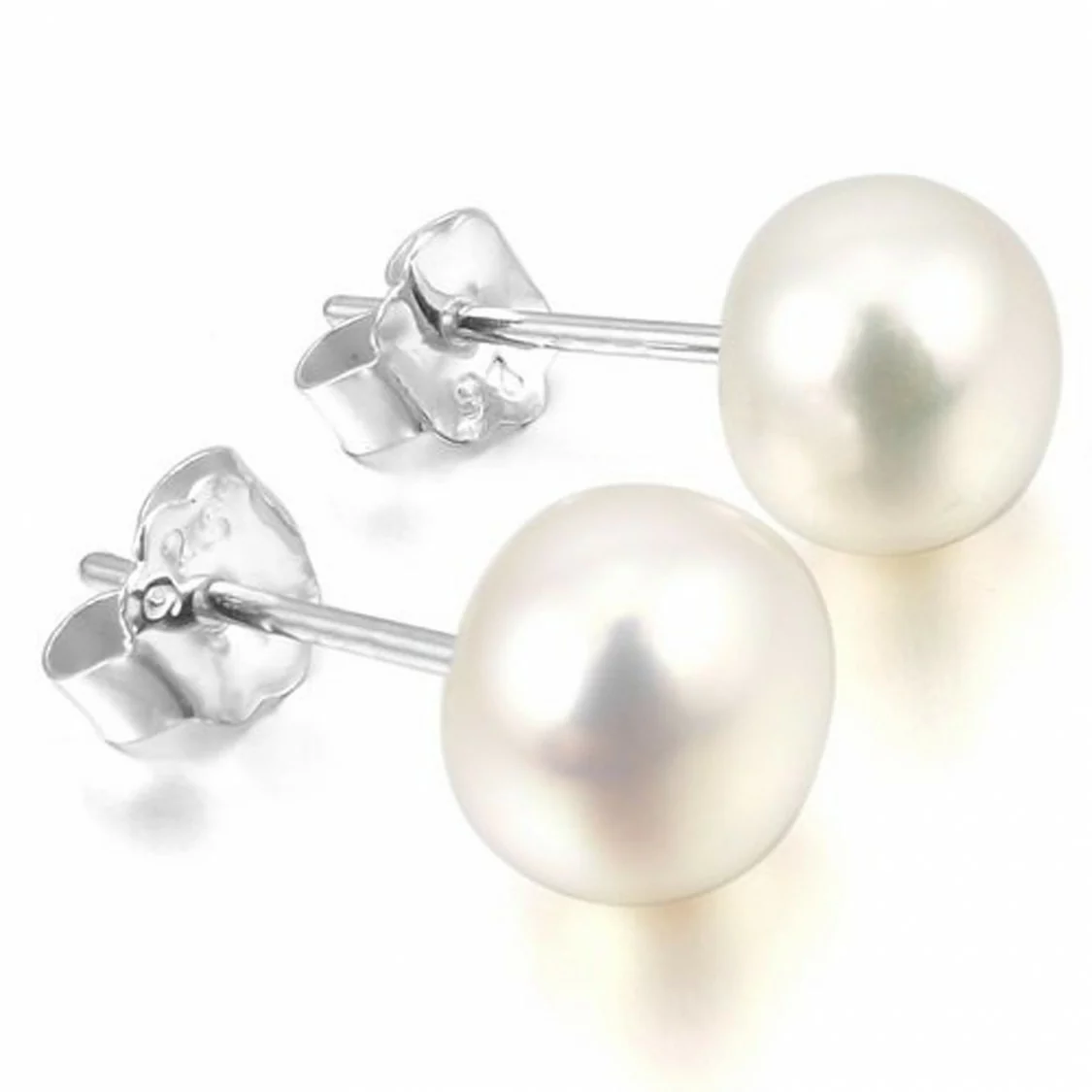 Orecchini Di Argento 925 E Perle Di Fiume 5,0-5,5mm 6 Paia Bianco-PERNO PERLE DI FIUME | Worldofjewel.com