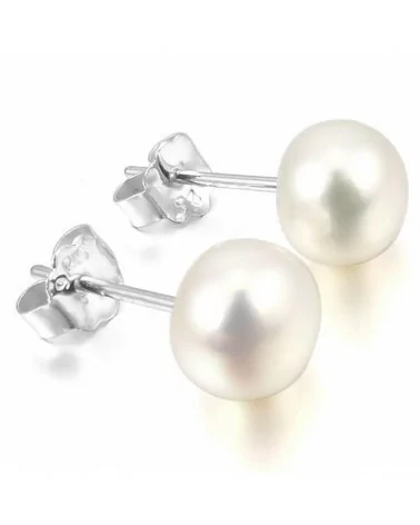 Orecchini Di Argento 925 E Perle Di Fiume 5,0-5,5mm 6 Paia Bianco-PERNO PERLE DI FIUME | Worldofjewel.com