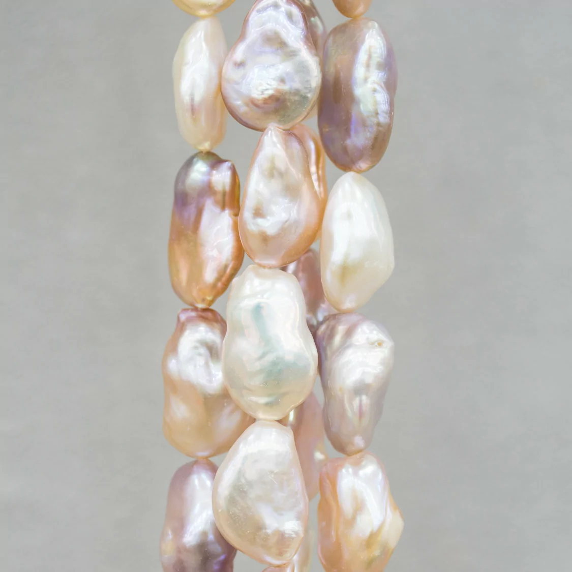 Perle Di Fiume Barocche Drops Pepite 14-22mm-PERLE SCARAMAZZE PIATTE | Worldofjewel.com