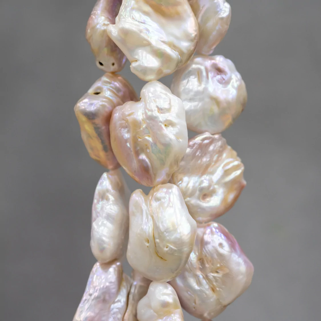 Perle Di Fiume Barocche Piatte (AEQ) 130-140gr-PERLE SCARAMAZZE PIATTE | Worldofjewel.com