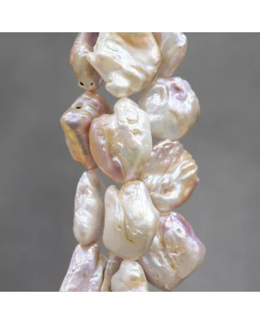 Perle Di Fiume Barocche Piatte (AEQ) 130-140gr-PERLE SCARAMAZZE PIATTE | Worldofjewel.com