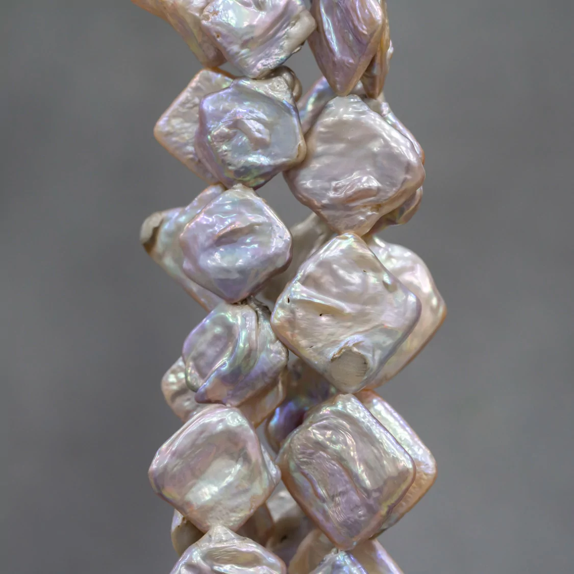 Perle Di Fiume Piatte Rombo (YBG) Lilla 60-70gr-PERLE SCARAMAZZE PIATTE | Worldofjewel.com