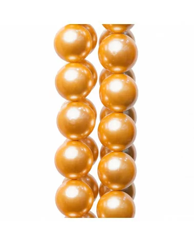 Perle di Maiorca Oro Tondo Liscio 18mm-PERLE ORO | Worldofjewel.com