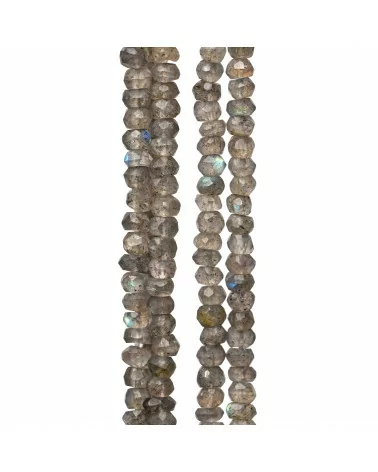 Pietre Indiane MachineCut Rondelle Sfaccettate 2,5-3,0mm Labradorite-PIETRE INDIANE | Worldofjewel.com