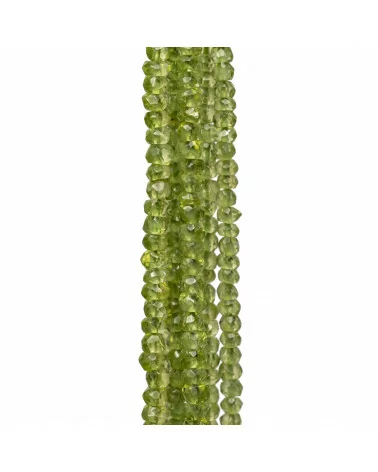 Pietre Indiane MachineCut Rondelle Sfaccettate 2,5-3,0mm Peridoto-PIETRE INDIANE | Worldofjewel.com