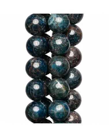 Apatite Grezzo Economico Tondo Liscio 10mm Scuro-APATITE | Worldofjewel.com