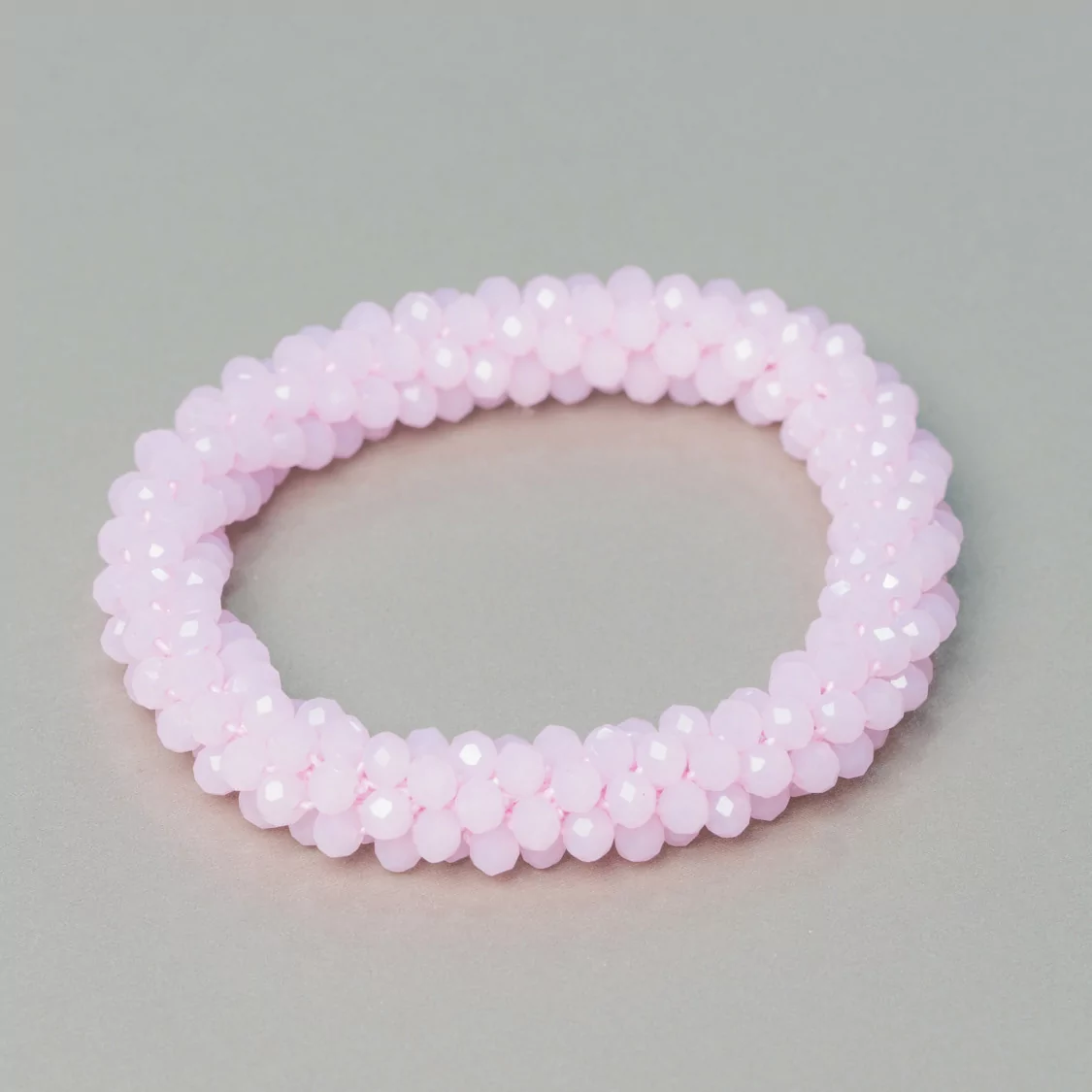 Bracciale Elastico Di Cristalli Intrecciati 10mm Con Cristalli da 4,5mm 1pz MOD20-BRACCIALI DI CRISTALLI | Worldofjewel.com