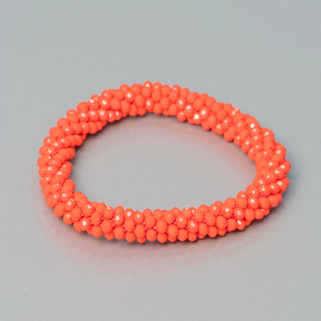 Bracciale Elastico Di Cristalli Intrecciati 9mm Con Cristalli da 3,5mm 1pz MOD2-BRACCIALI DI CRISTALLI | Worldofjewel.com