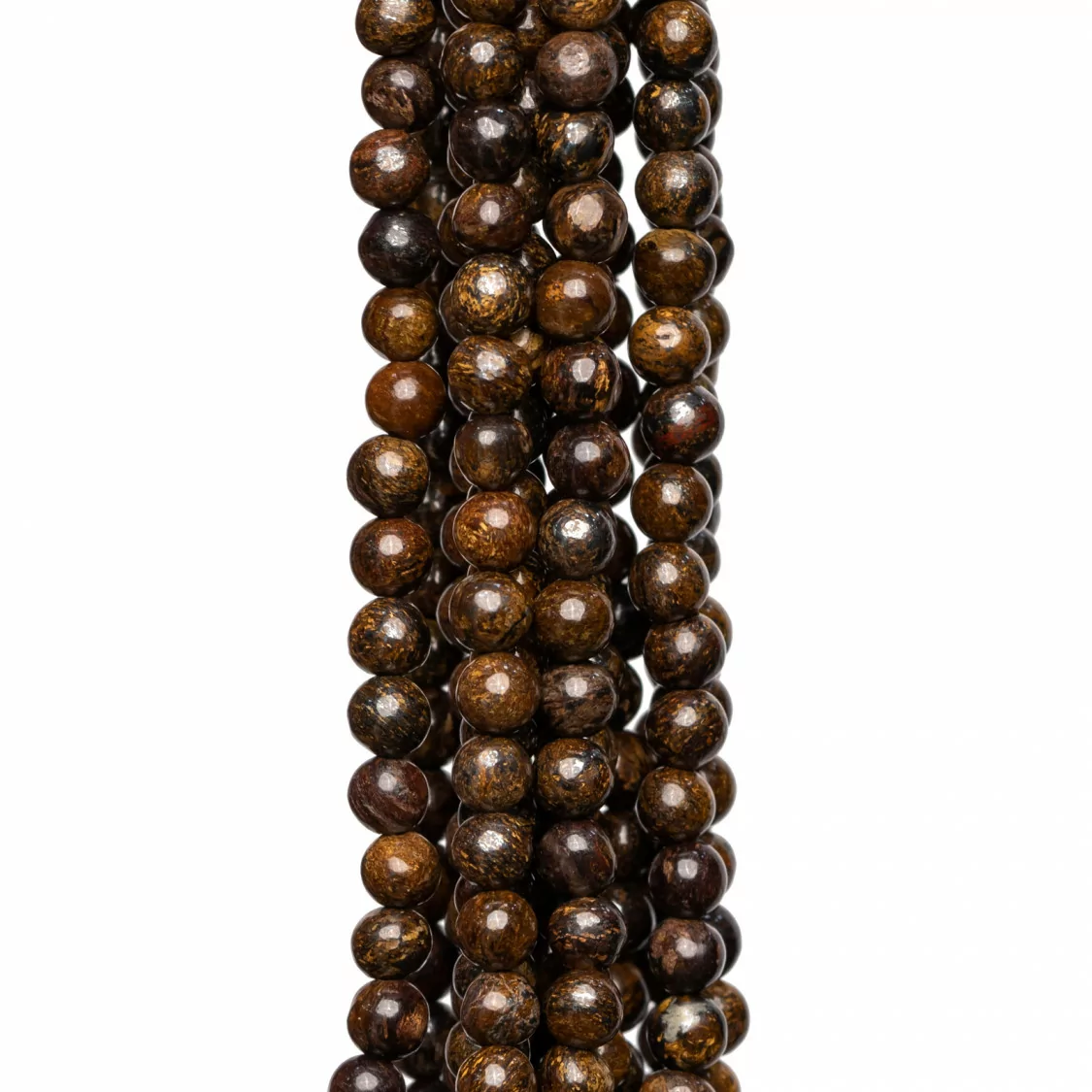 Bronzite Tondo Liscio 4mm-BRONZITE SCURO | Worldofjewel.com