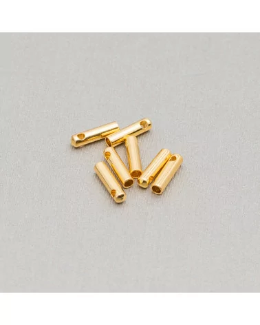 Capocorda Di Acciaio Interno 1,2mm Esterno 1,8x7,0mm Placcato Oro 200pz-CAPOCORDA | Worldofjewel.com