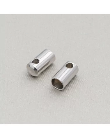 Capocorda Di Acciaio Interno 2,5mm Esterno 3,2x7,5mm 230pz-CAPOCORDA | Worldofjewel.com