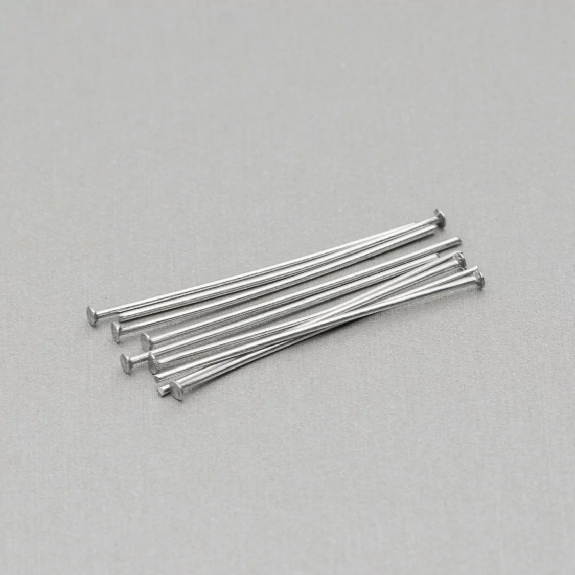 Chiodini Spilli Di Acciaio Testa Piatta 0,7x40mm 100gr 750pz-CHIODINI A TESTA PIATTA | Worldofjewel.com