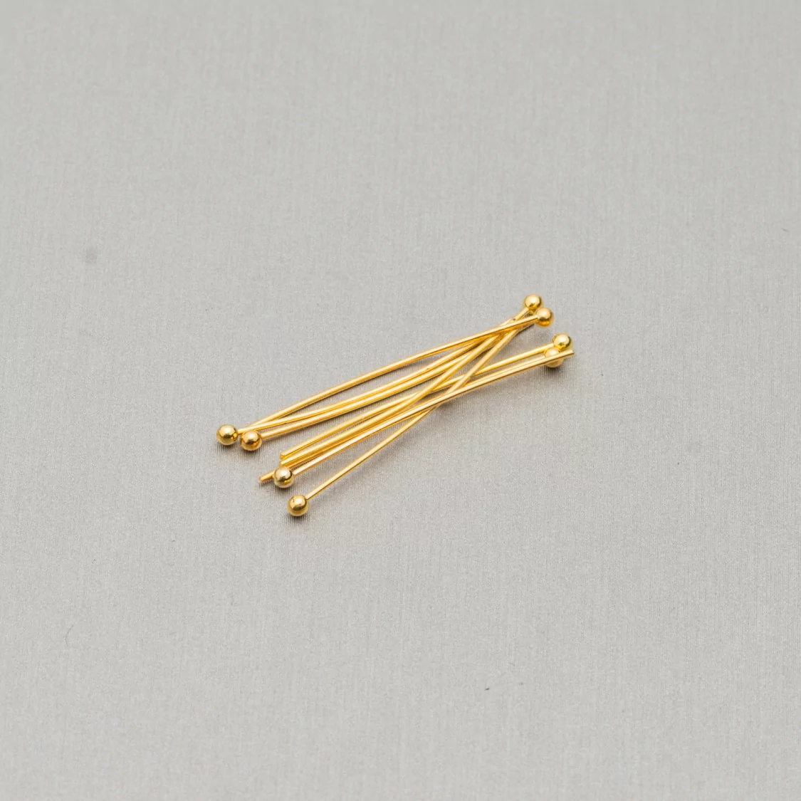 Chiodini Spilli Di Ottone Con Base Tonda 0,6x20mm 80gr Dorato-CHIODINI A PALLINA | Worldofjewel.com