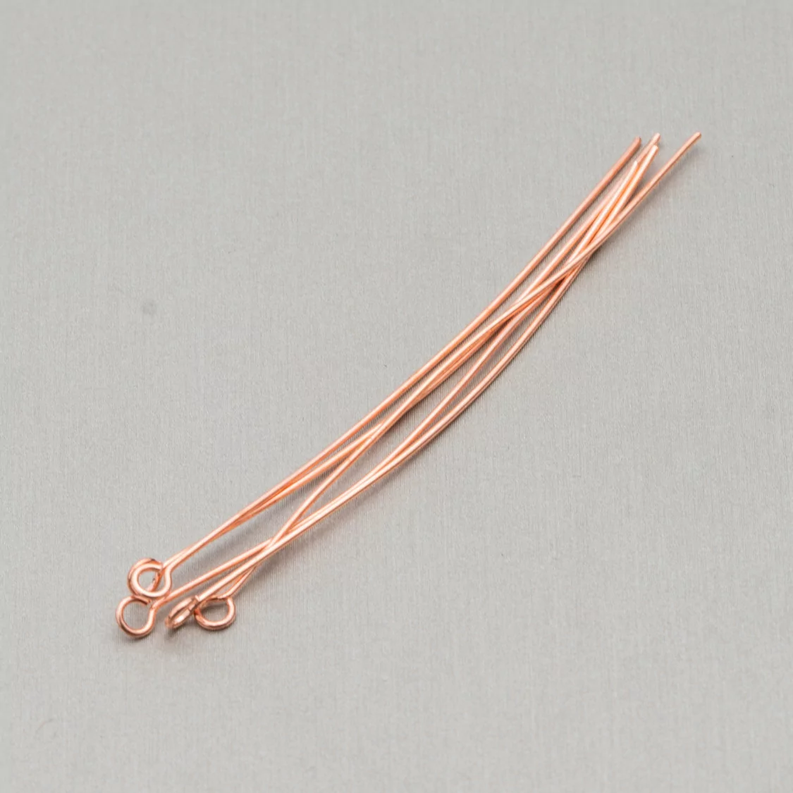 Chiodini Spilli Di Ottone Testa Asola Anellino 70mm Filo 0,70mm 1 kg Oro Rosa-CHIODINI A OCCHIELLO | Worldofjewel.com