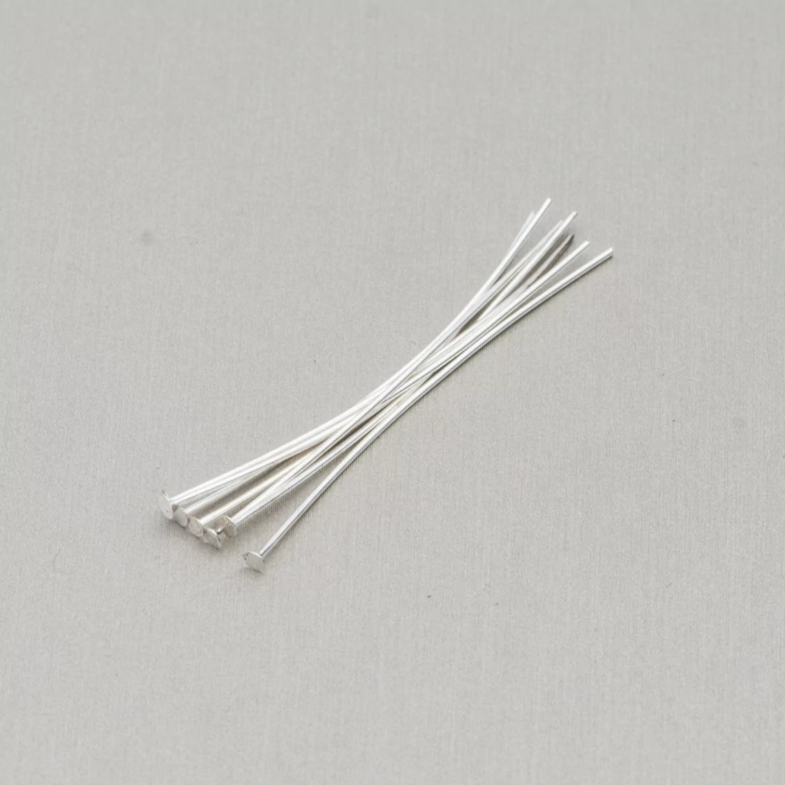 Chiodini Spilli Di Ottone Testa Piatta 1,1x70mm 100gr Argentato-CHIODINI A TESTA PIATTA | Worldofjewel.com