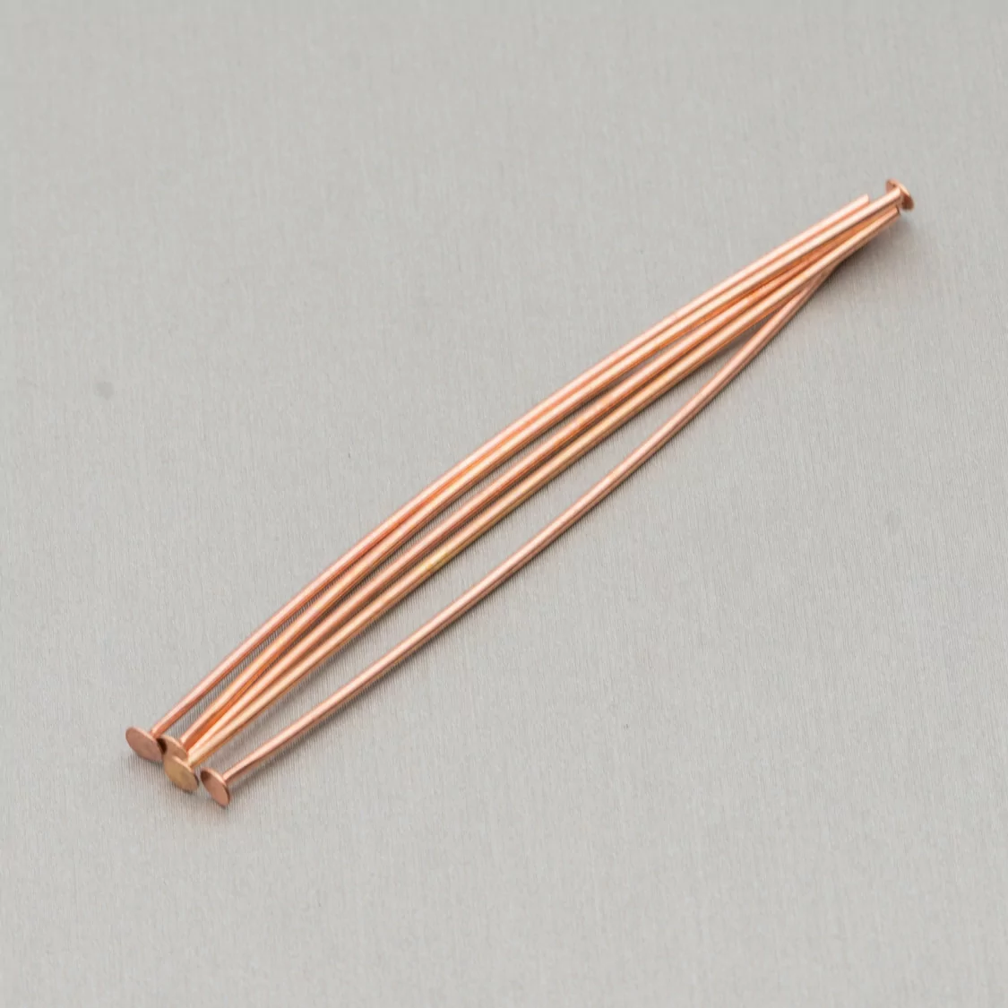 Chiodini Spilli Di Ottone Testa Piatta 1,1x70mm 100gr Oro Rosa-CHIODINI A TESTA PIATTA | Worldofjewel.com