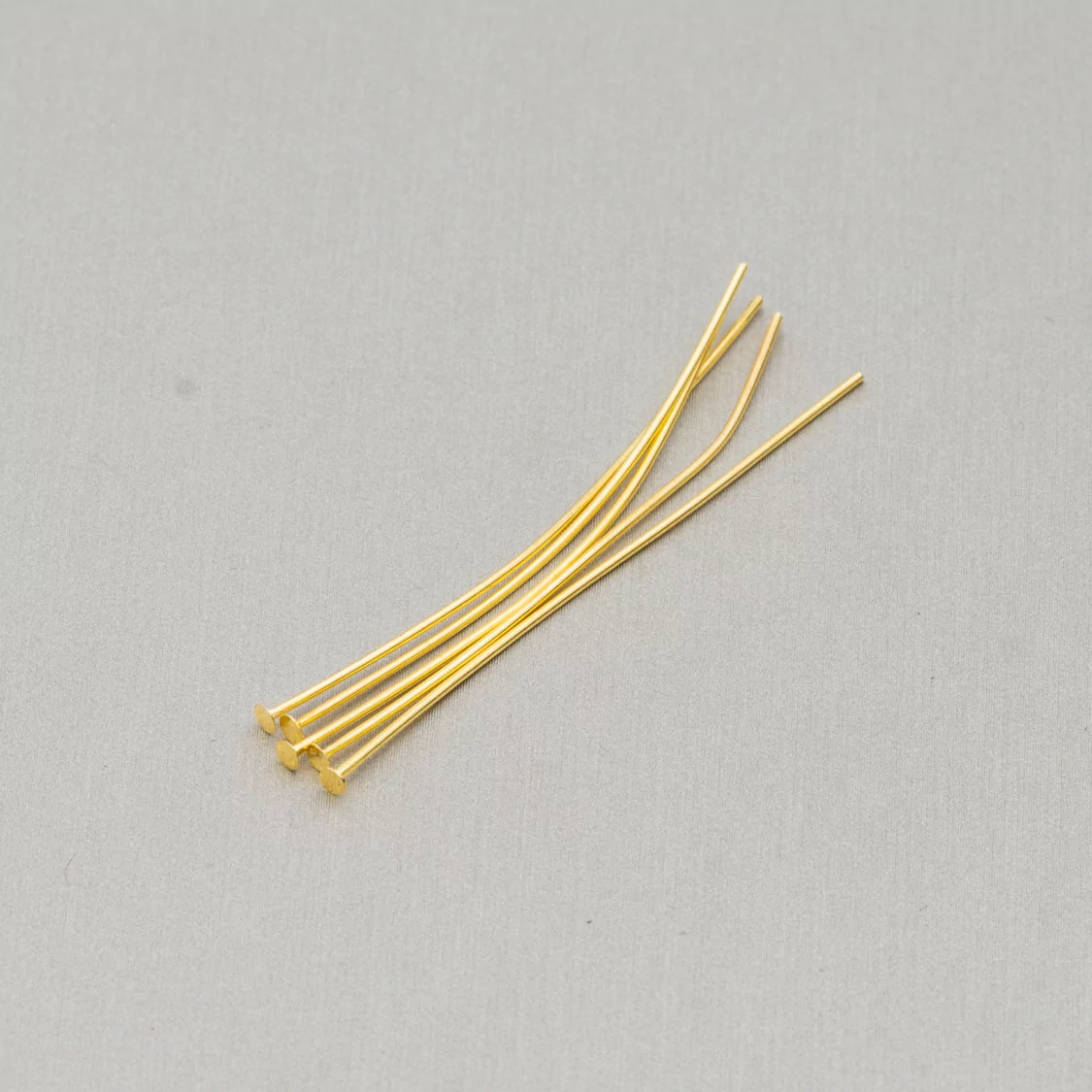 Chiodini Spilli Di Ottone Testa Piatta 50mm Filo 0,7mm 1 kg Dorato-CHIODINI A TESTA PIATTA | Worldofjewel.com