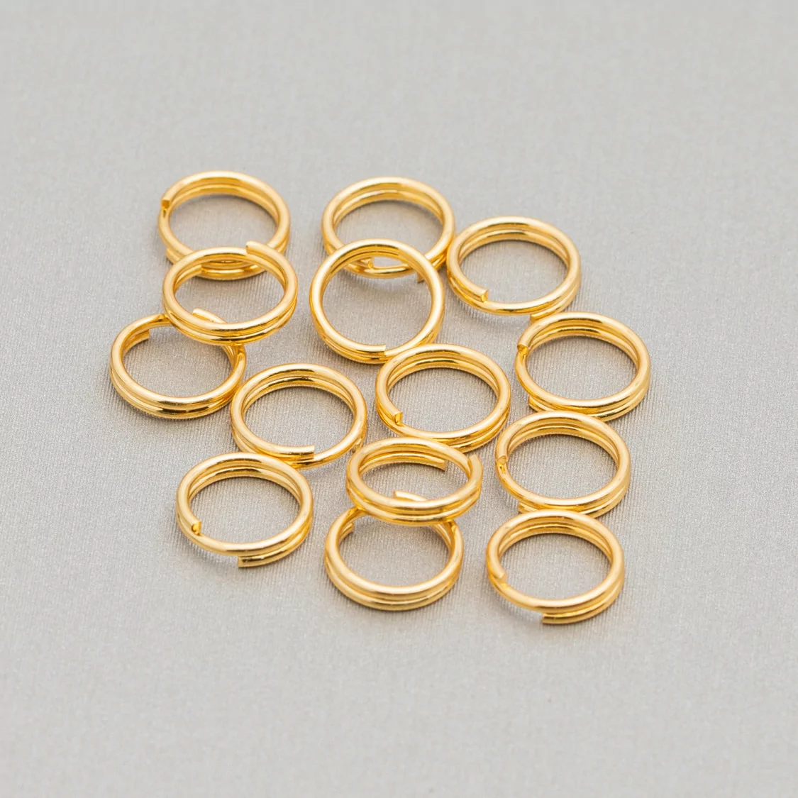 Contromaglia Anellini Brise' Di Acciaio 0,7x6mm 50gr Placcato Oro 500pz-ANELLINI BRISE' | Worldofjewel.com