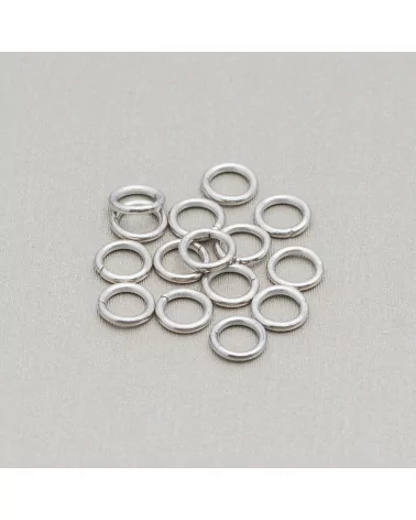 Contromaglia Anellini di Acciaio Aperto 0,8x7mm 100gr-ANELLINI APERTI | Worldofjewel.com