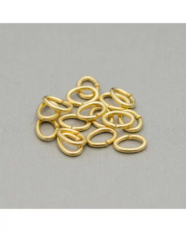 Contromaglia Anellini Ovali Di Bronzo 5x7mm Spessore 1mm 2100pz-ANELLINI APERTI | Worldofjewel.com