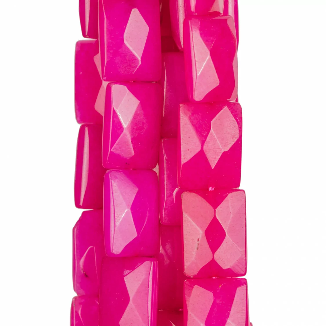 Giada Fucsia Rettangolo Piatto Sfaccettato 10x14mm-GIADA FUCSIA | Worldofjewel.com