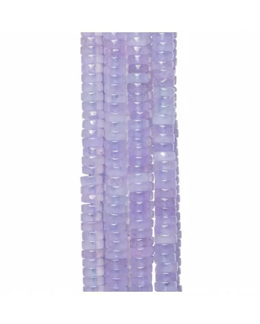 Giada Lavanda Rondelle Tubolare Lisce 8x3mm-GIADA VIOLA | Worldofjewel.com