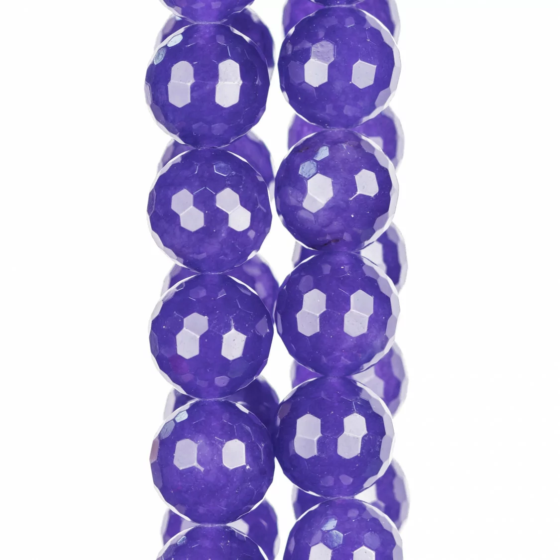 Giada Viola Perlina Tonda Sfaccettata 18mm MOD2-GIADA VIOLA | Worldofjewel.com