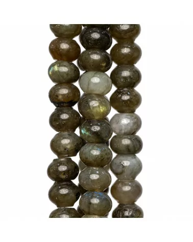 Labradorite Verde Grezzo Rondelle 10x7mm-LABRADORITE VERDE | Worldofjewel.com