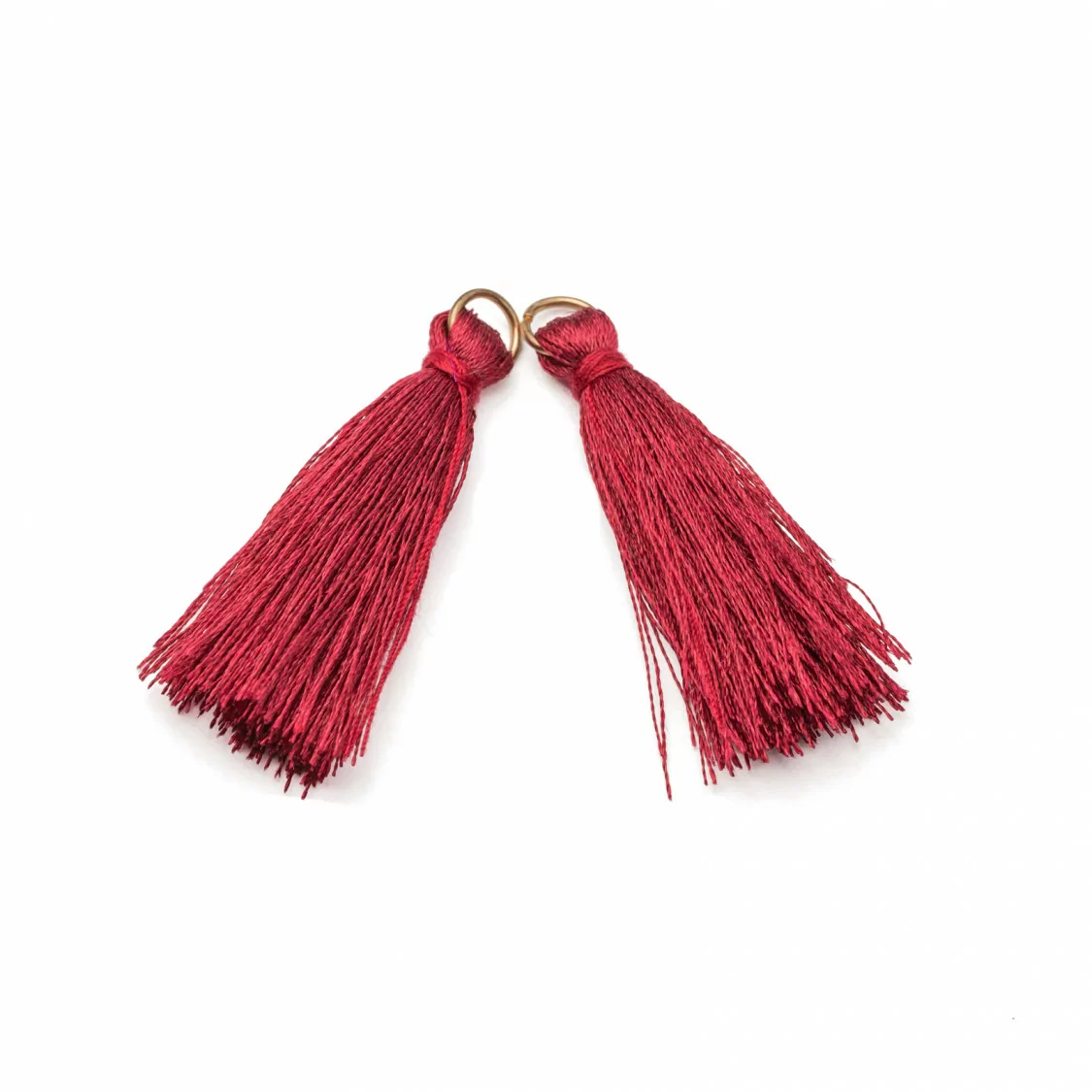 Nappine Con Anellino Di Ottone 4cm 25pz Bordeaux-NAPPINE | Worldofjewel.com