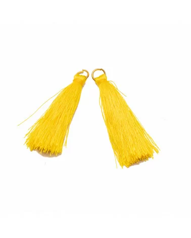 Nappine Con Anellino Di Ottone 4cm 25pz Giallo-NAPPINE | Worldofjewel.com