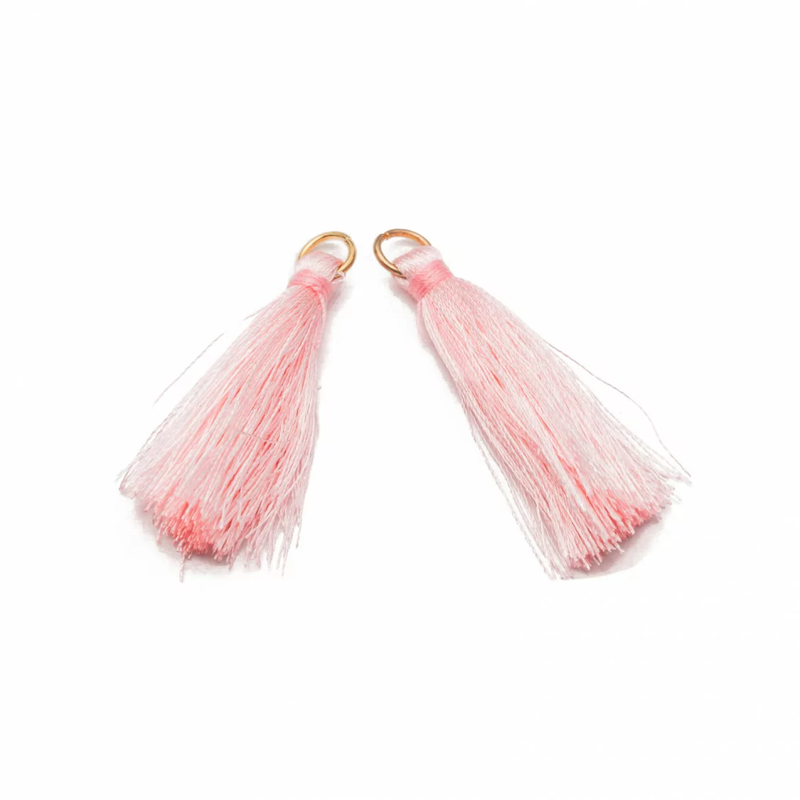 Nappine Con Anellino Di Ottone 4cm 25pz Rosa-NAPPINE | Worldofjewel.com