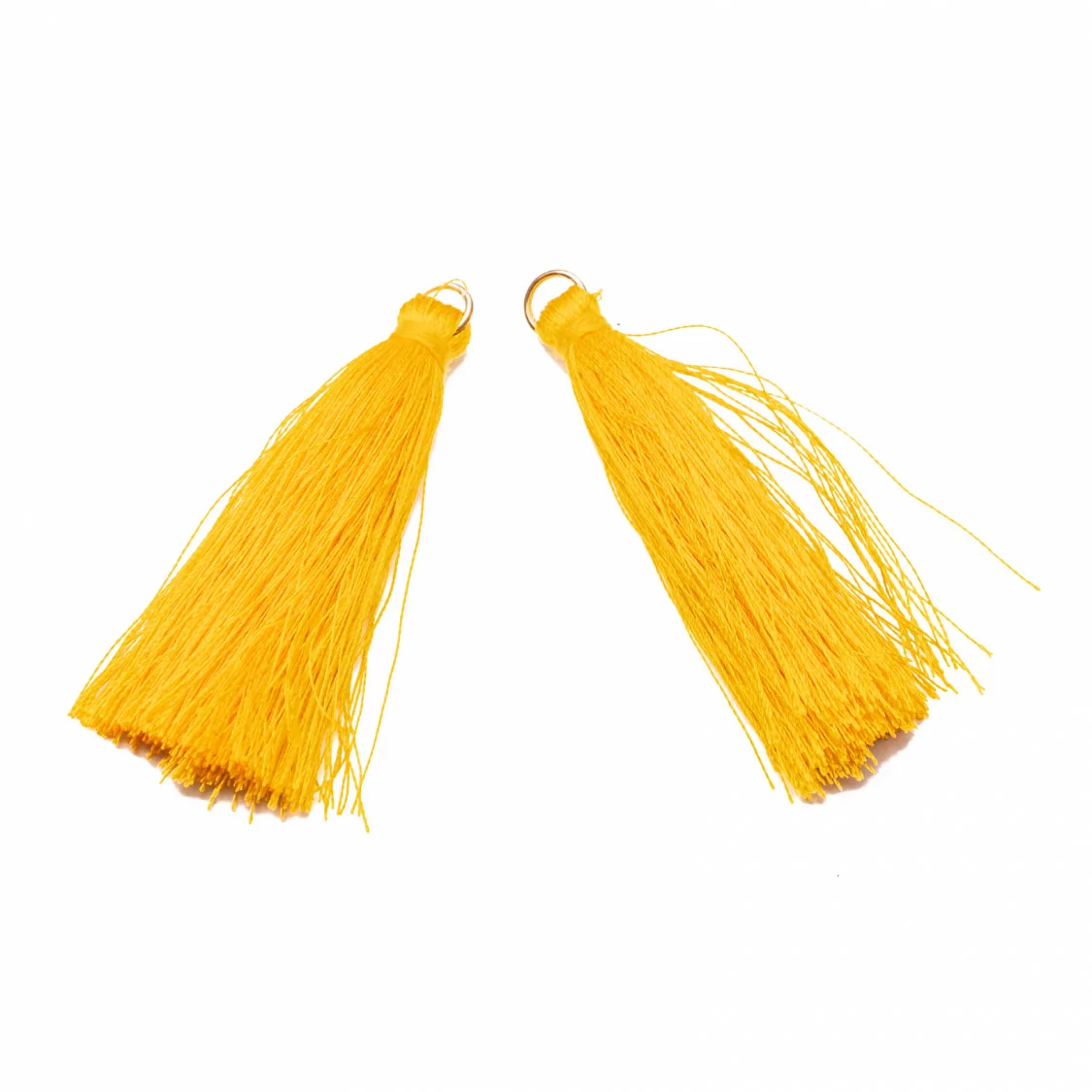 Nappine Con Anellino Di Ottone 6cm 15pz Arancio-NAPPINE | Worldofjewel.com