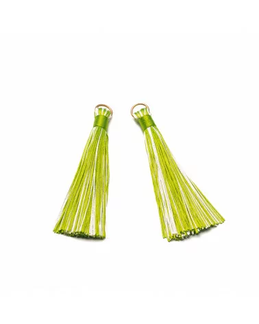 Nappine Con Anellino Di Ottone Dorato 10x80mm 20pz Verde Mix-NAPPINE | Worldofjewel.com