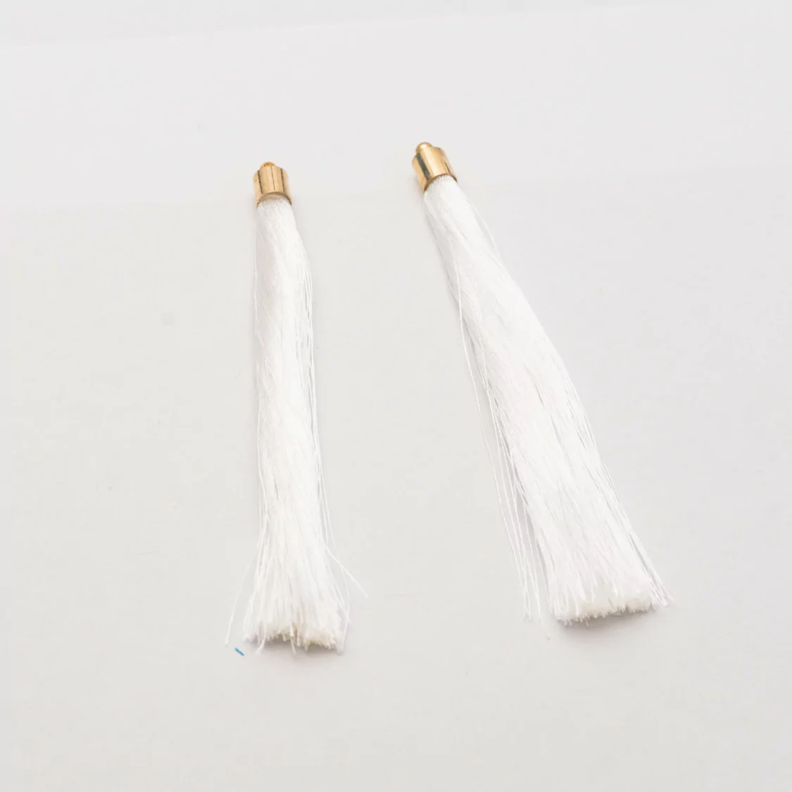 Nappine Con Coppetta Di Ottone 10cm 10pz Dorato Bianco-NAPPINE | Worldofjewel.com