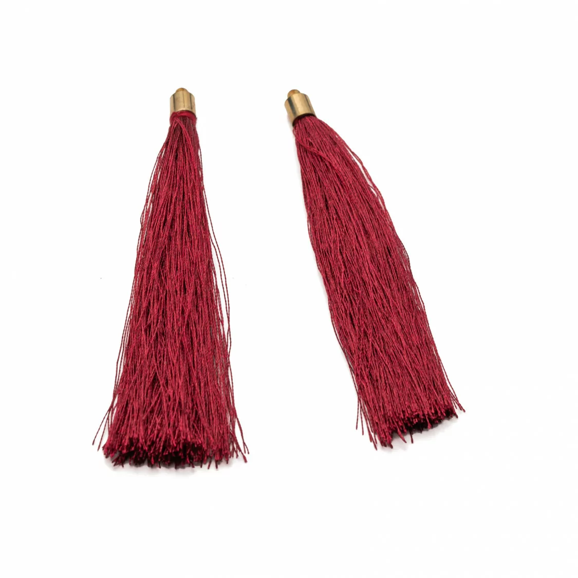 Nappine Con Coppetta Di Ottone 10cm 10pz Dorato Bordeaux-NAPPINE | Worldofjewel.com