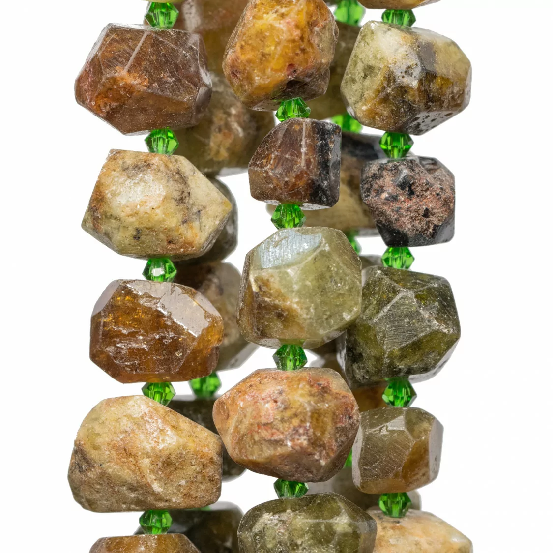 Olivina Grezzo Sasso Irregolare Sfaccettato Pepite 18-20x12-15mm-PERIDOTO E OLIVINA | Worldofjewel.com