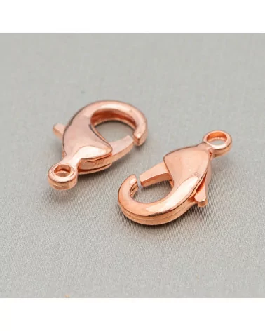 Chiusura Moschettone Di Ottone Nickelfree 10mm 400pz Oro Rosa-CHIUSURE DI OTTONE E BRONZO | Worldofjewel.com