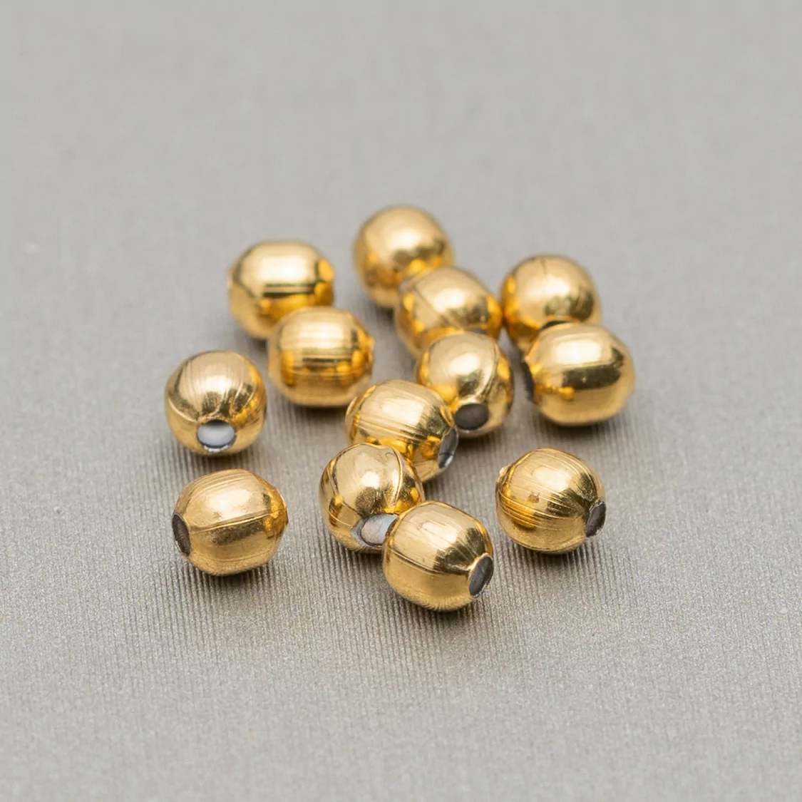 Palline Di Acciaio 3mm 25gr Placcato Oro 600pz-PALLINE LISCE | Worldofjewel.com