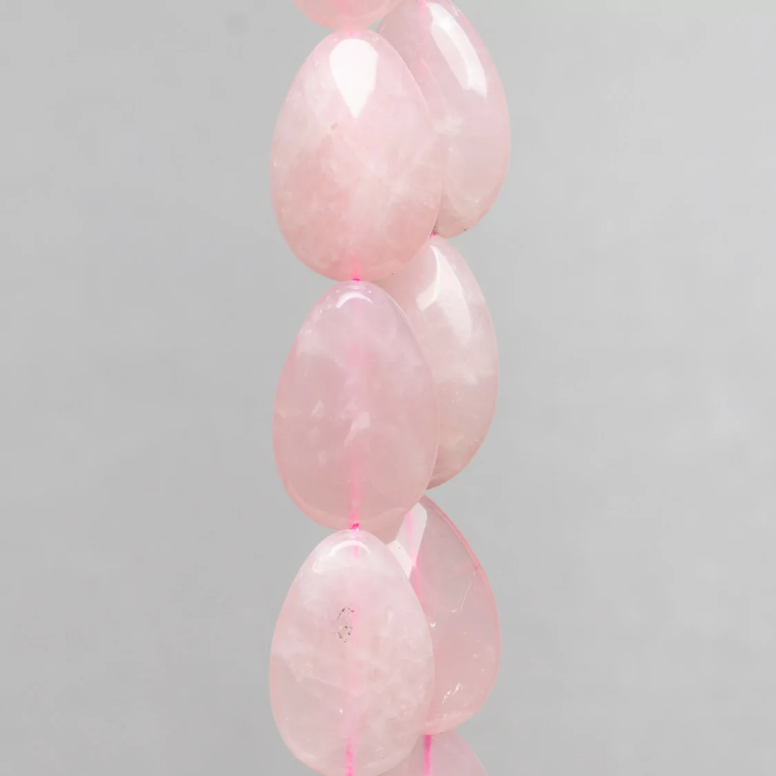 Quarzo Rosa Gocce Piatte Sfaccettato 18x25mm-QUARZO ROSA | Worldofjewel.com