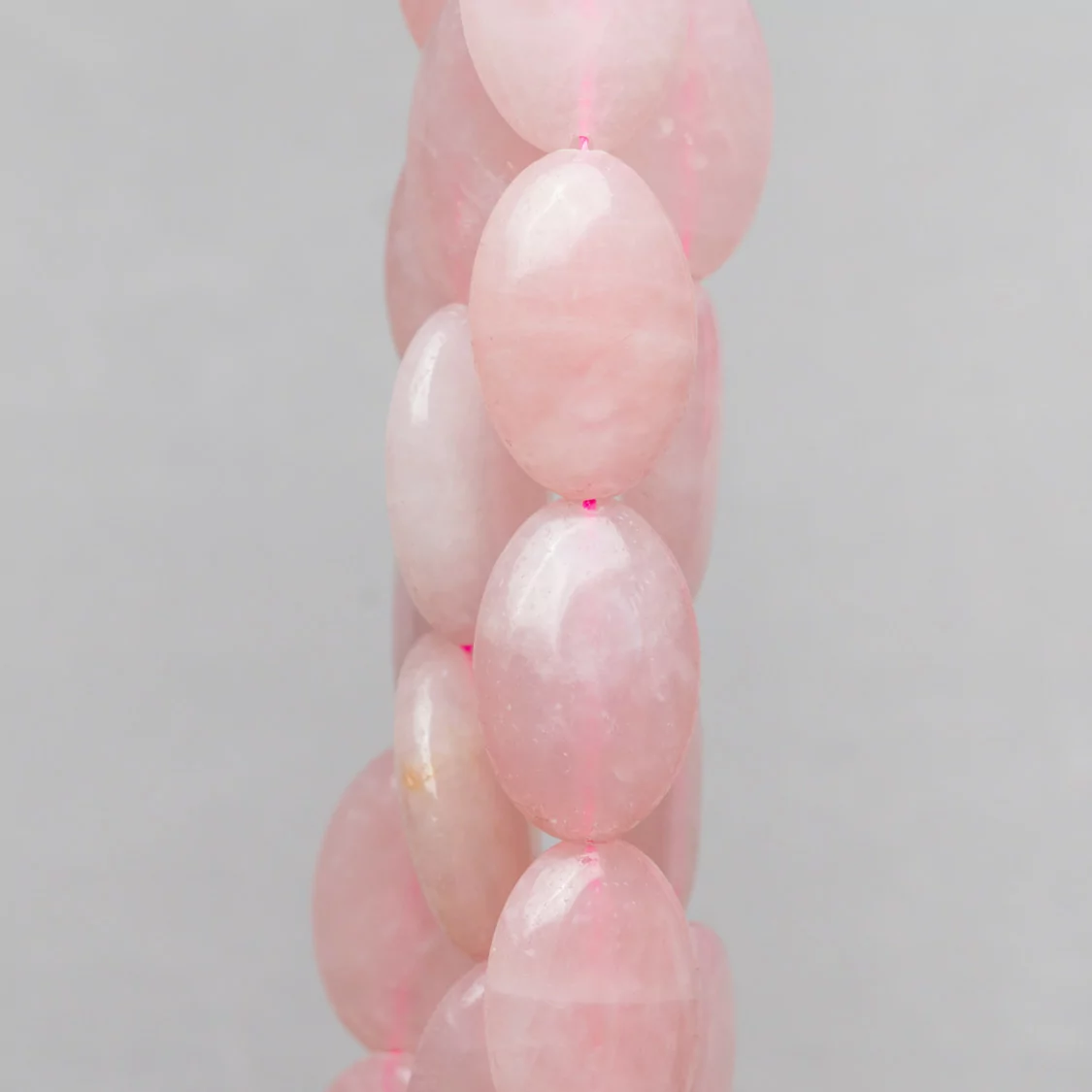 Quarzo Rosa Ovale Piatto 20x30mm-QUARZO ROSA | Worldofjewel.com