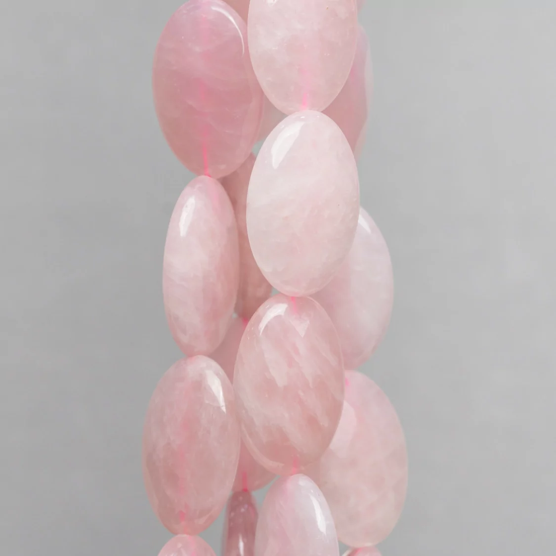 Quarzo Rosa Ovale Piatto Sfaccettato 18x25mm-QUARZO ROSA | Worldofjewel.com