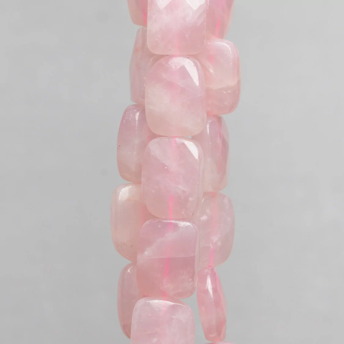 Quarzo Rosa Rettangolo Piatto Sfaccettato 15x20mm-QUARZO ROSA | Worldofjewel.com