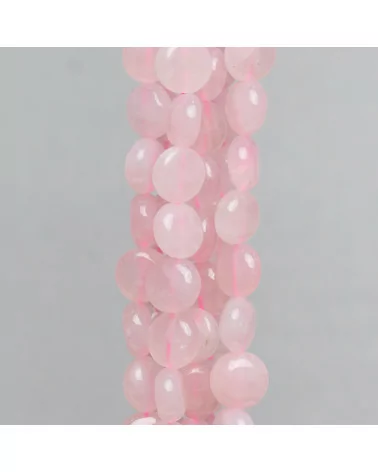 Quarzo Rosa Tondo Piatto Liscio 12mm-QUARZO ROSA | Worldofjewel.com