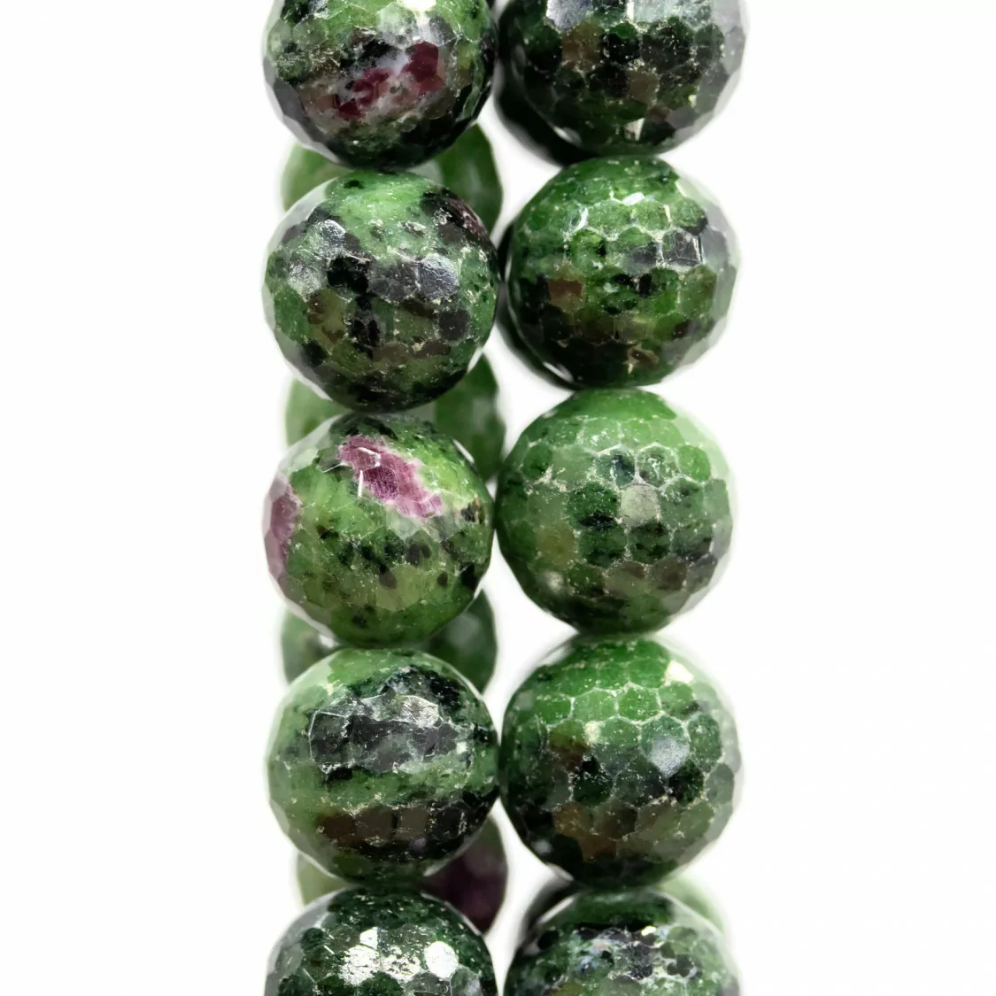 Rubizoisite Verde Perlina Tonda Sfaccettata 13mm-RUBIZOISITE | Worldofjewel.com