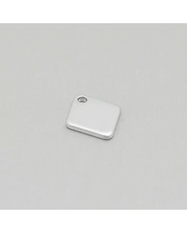 Componente Di Acciaio Rombo Pendente 13x15mm 120pz-CONNETTORI LISCI | Worldofjewel.com