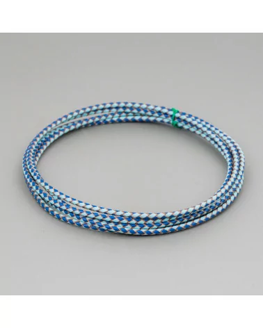 Cordone Di Vera Pelle Intrecciato 3mm 2 Metri Mix 4-CORDONE DI PELLE | Worldofjewel.com